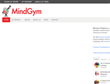 Tablet Screenshot of mindgymphilippines.com